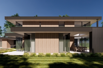 Modern Home in a Country Setting